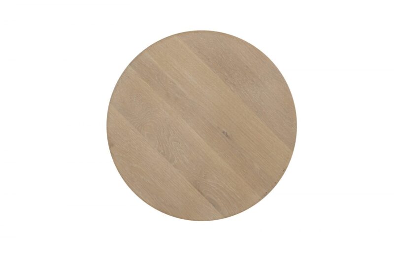 Fresno 1.2m Solid Oak Round Table - Image 2