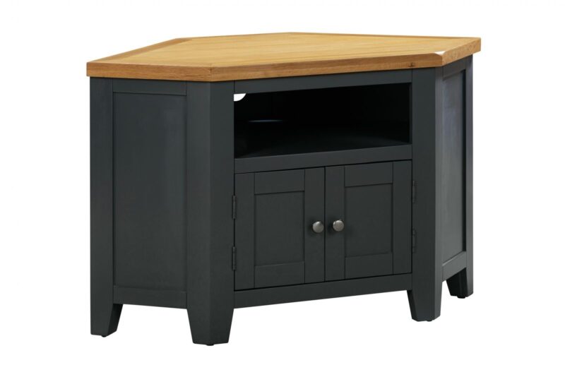 Capri Dark Corner Tv Unit - Image 2