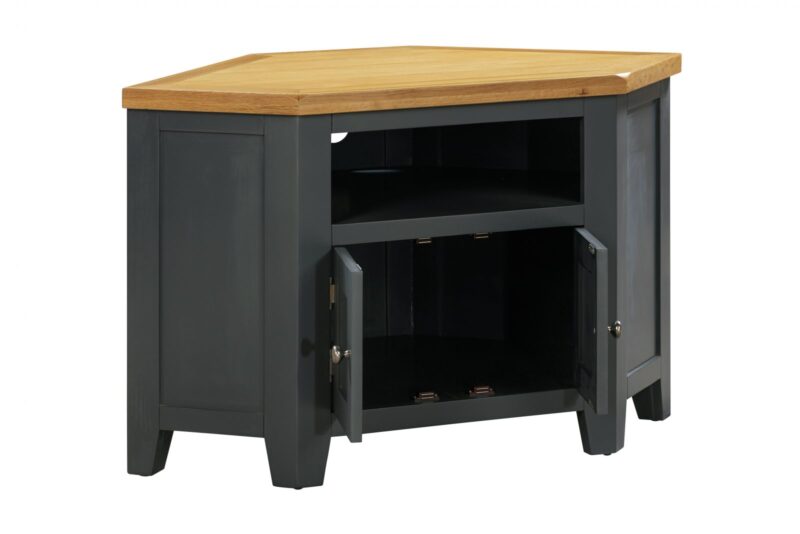 Capri Dark Corner Tv Unit - Image 3