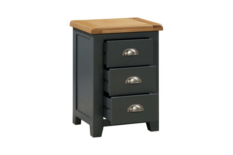 Capri Dark Bedside Locker - Image 3