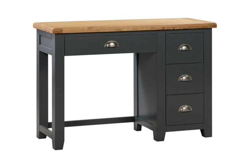 Capri Dark Vanity, Mirror + Stool
