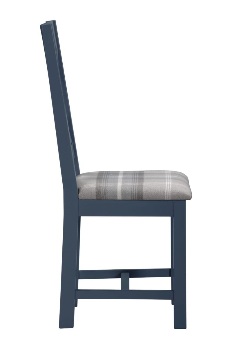 Capri Dark X Back Dining Chair - Image 3