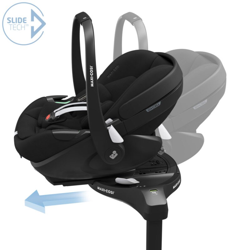 Maxi Cosi Pebble 360 Pro V2 + FamilyFix 360 Pro Base - Twillic Black - Image 2