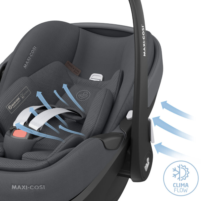Maxi Cosi Pebble 360 Pro V2 + FamilyFix 360 Pro Base - Twillic Graphite - Image 2
