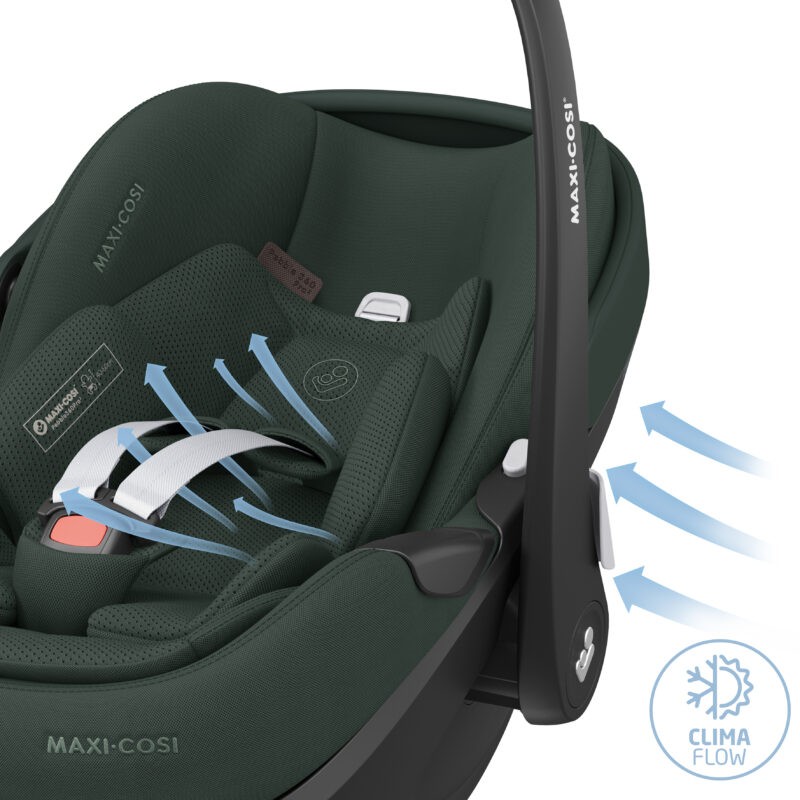 Maxi Cosi Pebble 360 Pro V2 + FamilyFix 360 Pro Base- Twillic Green - Image 9