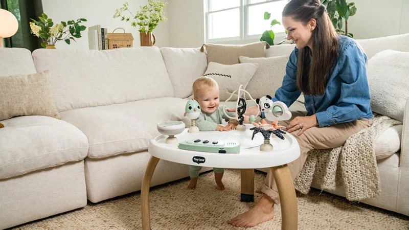 Tiny Love | Black & White Decor 5-in1 Here I Grow Stationary Activity Center - Image 17