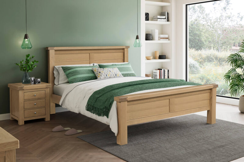 Delaney Oak Bed Frame