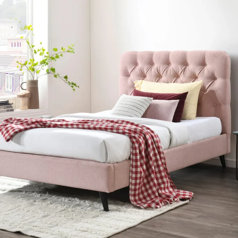 Penelope 3ft Bed Frame - Pink